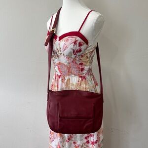 Stone Mountain Accessories Burgundy Crossbody Bag